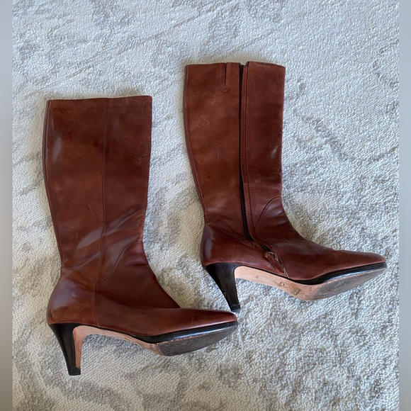 Cole Haan Nike Air Knee High Leather Boots - Picture 8 of 13